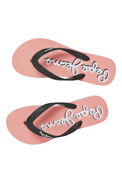 Pepe Jeans London Papuci flip-flop cu logo Femei