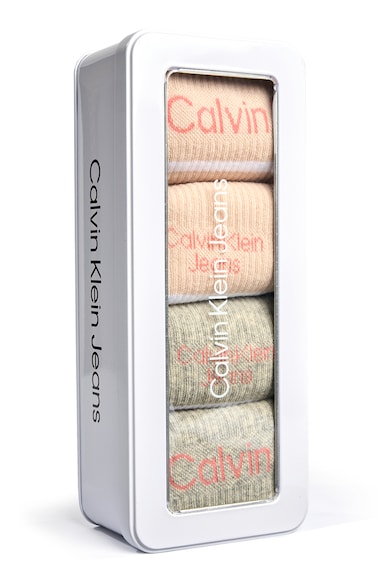 CALVIN KLEIN Дълги чорапи с лого - 4 чифта Жени