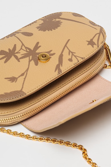 COCCINELLE Geanta crossbody de piele cu model floral Femei