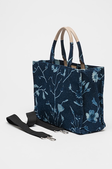 COCCINELLE Geanta shopper de denim Never Without Femei