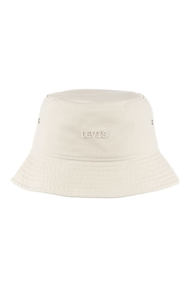 Levi's Palarie bucket de bumbac cu logo Femei