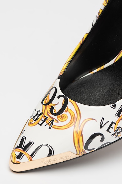 Versace Jeans Couture Pantofi cu varf ascutit si imprimeu logo Scarlett Femei