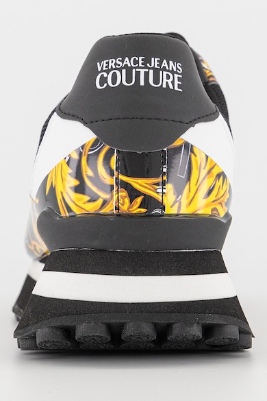 Versace Jeans Couture Logómintás sneaker műbőr részletekkel férfi