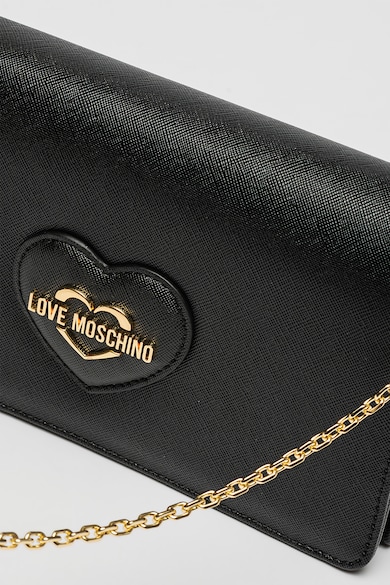 Love Moschino Geanta-plic de piele ecologica cu bareta din lant Femei