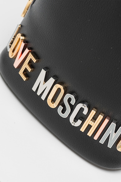Love Moschino Rucsac din piele ecologica cu aplicatie logo metalica Femei