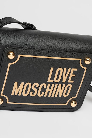 Love Moschino Чанта Flap с лого Жени