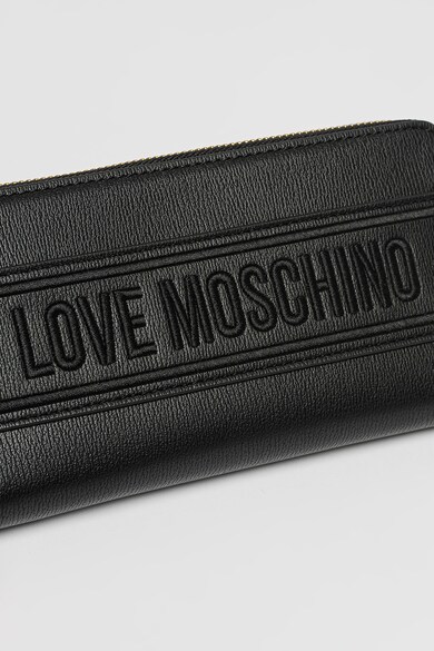 Love Moschino Portofel din piele ecologica cu logo in relief Femei