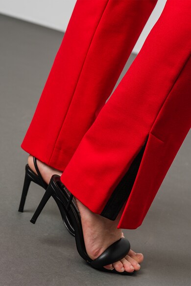 Karl Lagerfeld Прав панталон с цепки на подгъва Жени