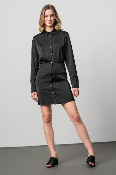 Karl Lagerfeld Szűkített fazonú szatén hatású ingruha női