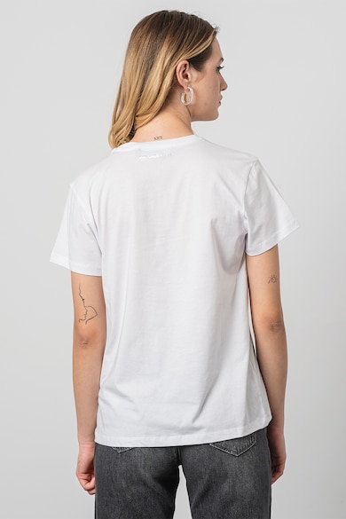 Karl Lagerfeld Kerek nyakú póló logós részlettel női