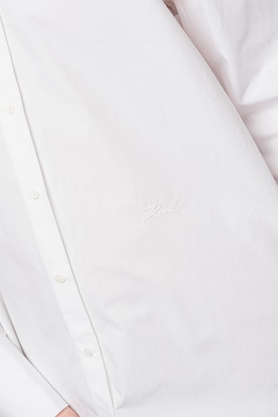 Karl Lagerfeld Дълга уголемена риза с десен Жени