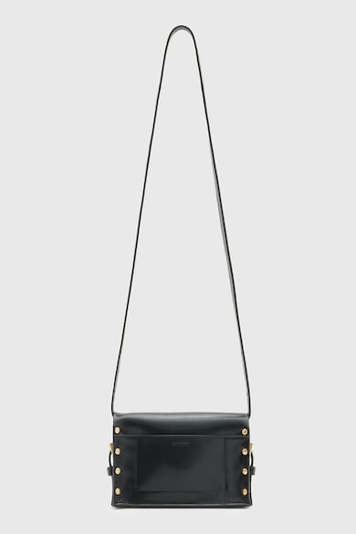 AllSaints Geanta crossbody mica de piele cu sistem metalic Miro Femei