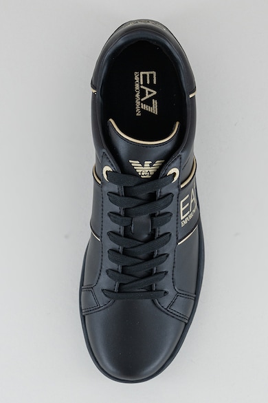 EA7 Кожени спортни обувки с лого Мъже