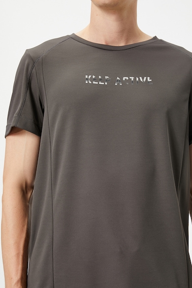 KOTON Тениска с надписи и овално деколте Мъже