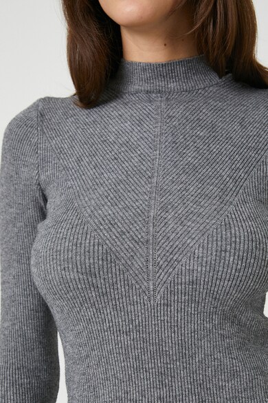 KOTON Szűk fazonú bordázott pulóver női