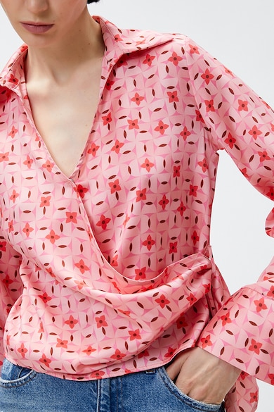 KOTON Блуза със застъпен дизайн и остра яка Жени