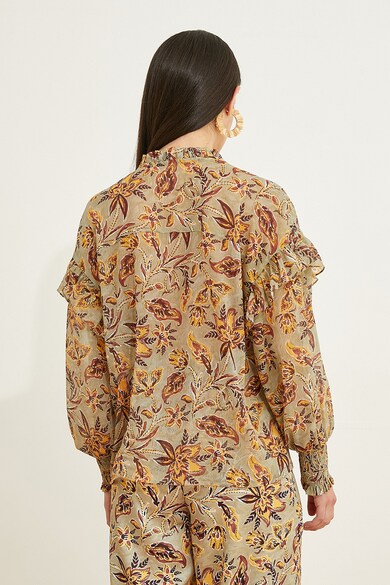 KOTON Флорална блуза с набирания Жени