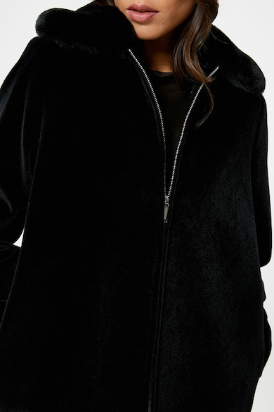 KOTON Cipzáros kabát levehető gallérral női