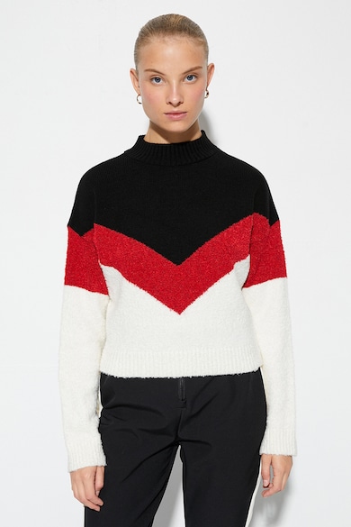 KOTON Colorblock dizájnú pulóver női