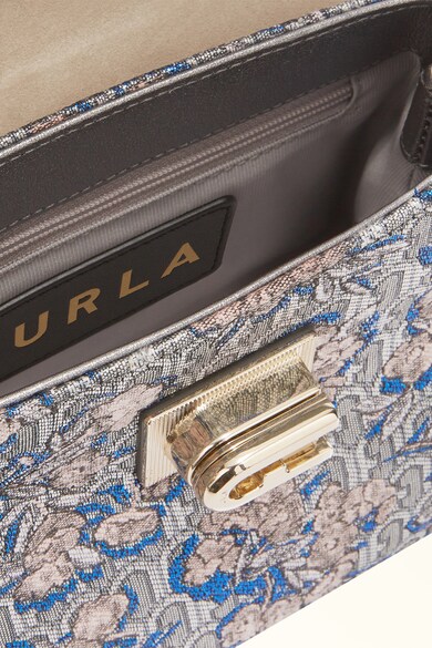 Furla Мини жакардова чанта за рамо 1927 с отделяща се презрамка Жени