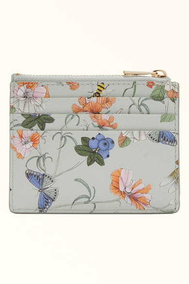 Furla Portcart de piele cu imprimeu floral Camelia Femei