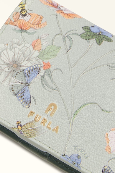 Furla Portofel de piele cu imprimeu floral Femei