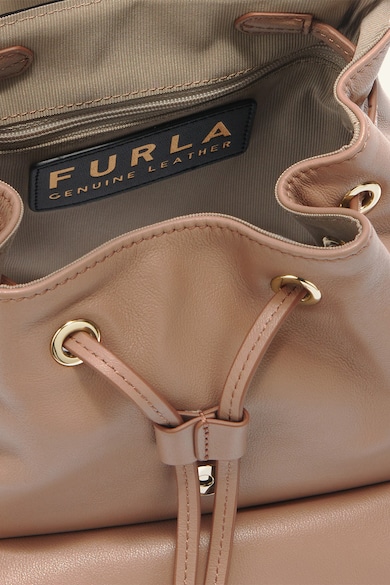 Furla Flow egyszínű mini bőr hátizsák női
