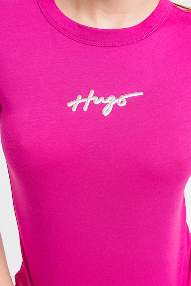 HUGO Тениска с овално деколте и лого Жени