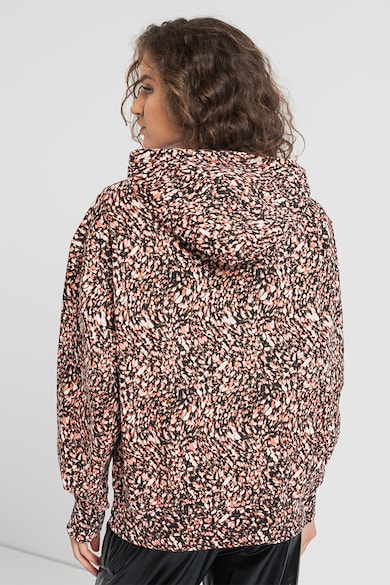 BOSS Absztrakt mintás kapucnis pulóver női