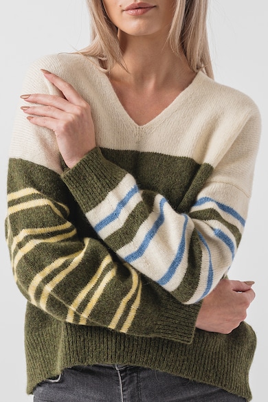 BOSS HUGO, Fondy bő fazonú gyapjútartalmú pulóver női