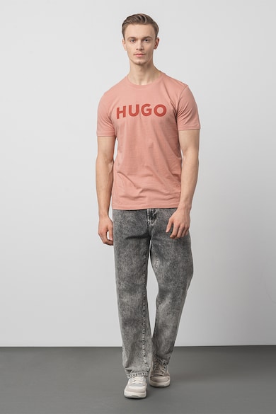 HUGO Tricou regular fit cu logo contrastant Dulivio Barbati