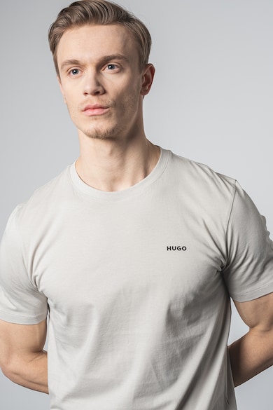 HUGO Памучна тениска Dero със стандартна кройка Мъже