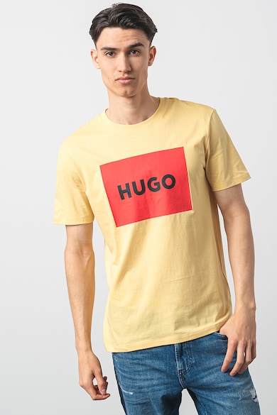 HUGO Tricou regular fit cu imprimeu logo Dulive Barbati