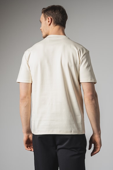 HUGO Памучна тениска с изчистен дизайн Мъже