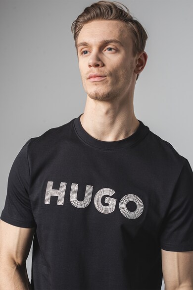 HUGO Tricou cu imprimeu logo Barbati