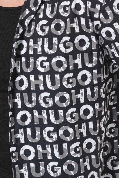 HUGO Риза Ellino със свободна кройка и принт Мъже