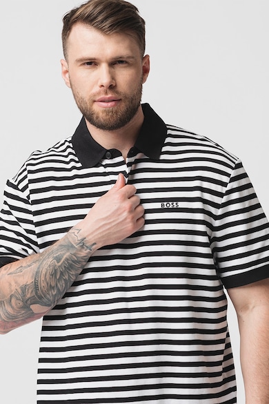 BOSS Tricou polo in dungi Pales Barbati