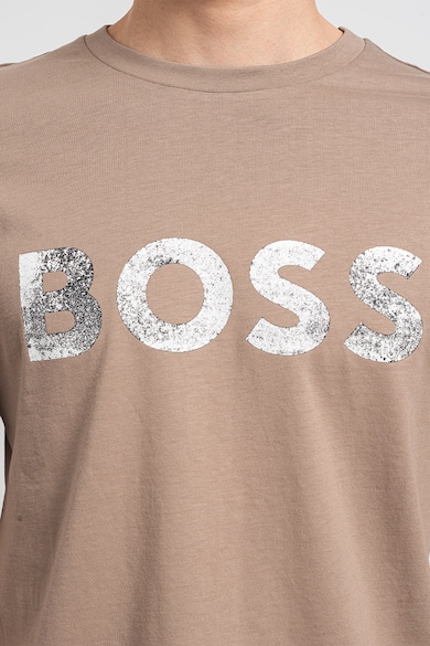 BOSS Tricou de bumbac cu logo Ocean Barbati