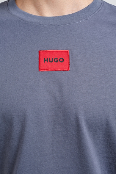 HUGO Тениска Diragolino с пришито лого Мъже