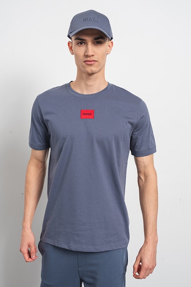 HUGO Тениска Diragolino с пришито лого Мъже