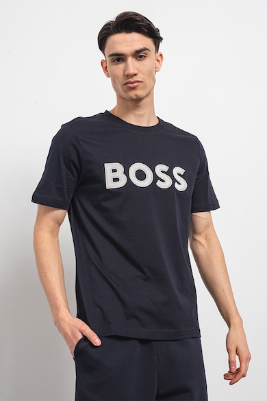 BOSS Logós pamutpóló férfi