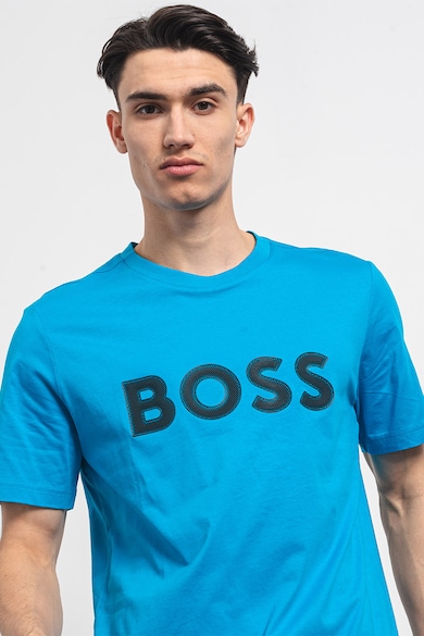 BOSS Logós pamutpóló férfi