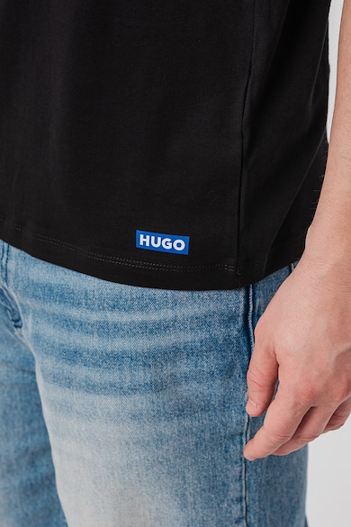 HUGO Памучна тениска с овално деколте - 3 броя Мъже