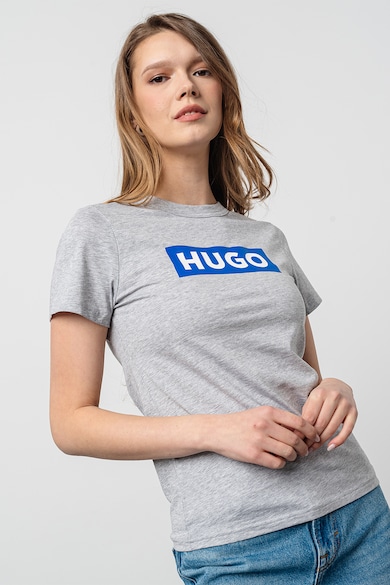 HUGO Logómintás póló női