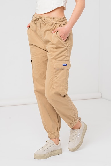 HUGO Hisune kényelmes fazonú cargo nadrág női