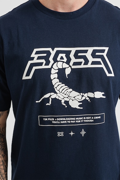 BOSS Памучна тениска Scorpion Мъже