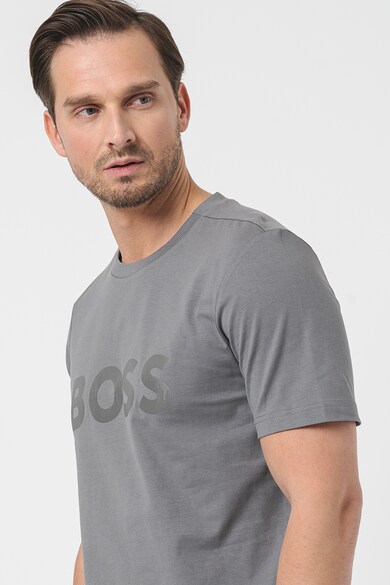 BOSS Tricou regular fit cu logo Barbati