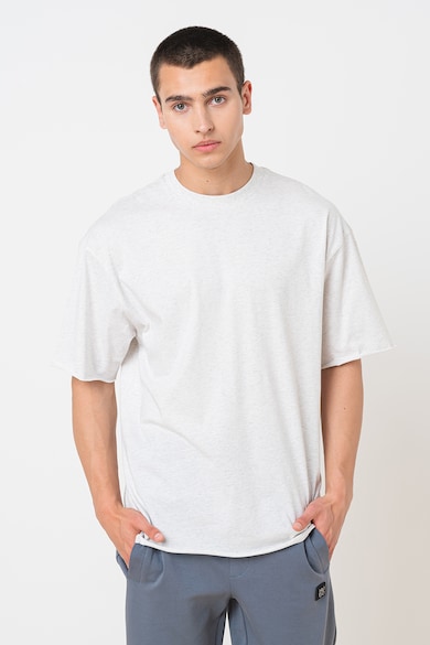 HUGO Памучна тениска с овално деколте Мъже