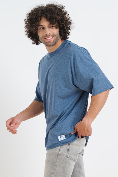HUGO Памучна тениска с овално деколте Мъже