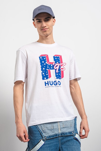HUGO Тениска Nentryle с лого Мъже
